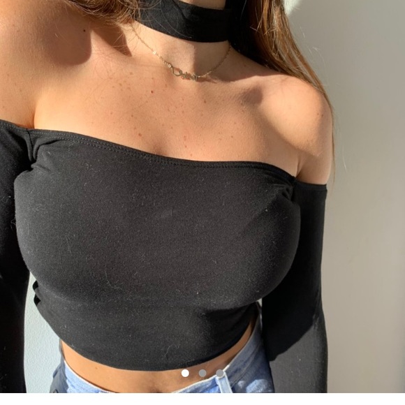 American Apparel Tops - Mid Length American Apparel Choker Top